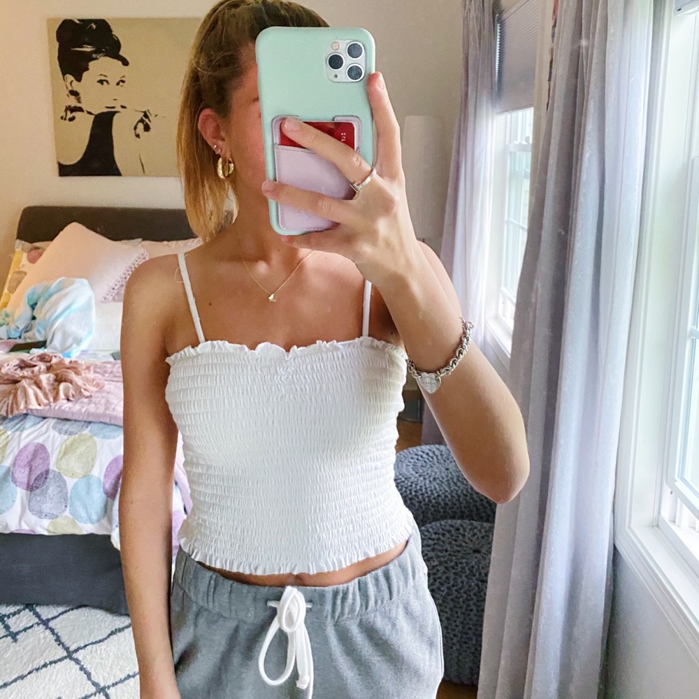 White brandy tank